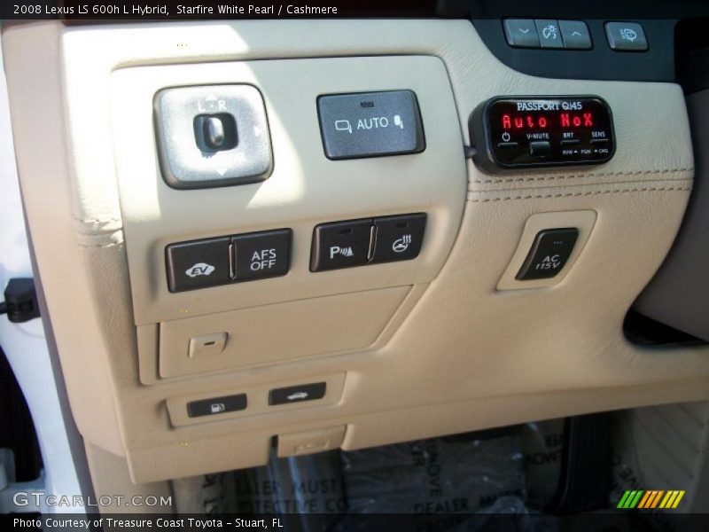 Controls of 2008 LS 600h L Hybrid