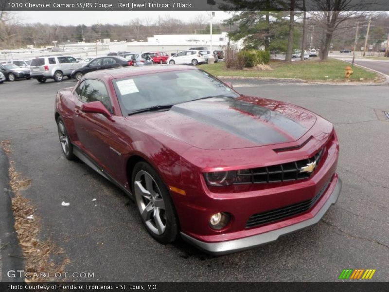 Red Jewel Tintcoat / Black 2010 Chevrolet Camaro SS/RS Coupe