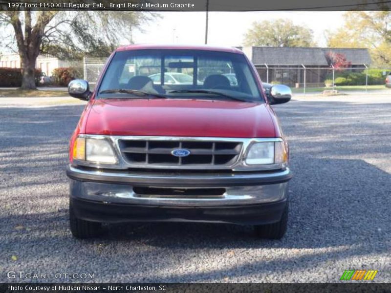 Bright Red / Medium Graphite 1997 Ford F150 XLT Regular Cab