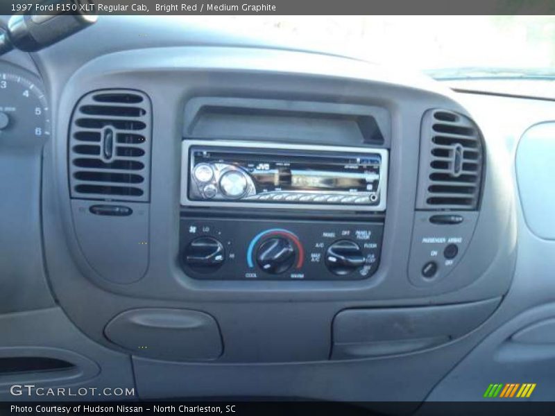Bright Red / Medium Graphite 1997 Ford F150 XLT Regular Cab
