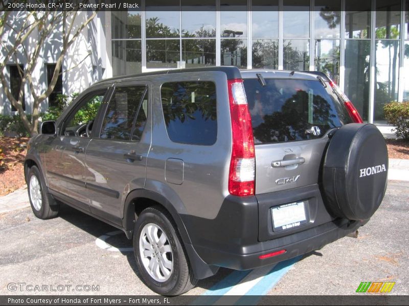 Pewter Pearl / Black 2006 Honda CR-V EX