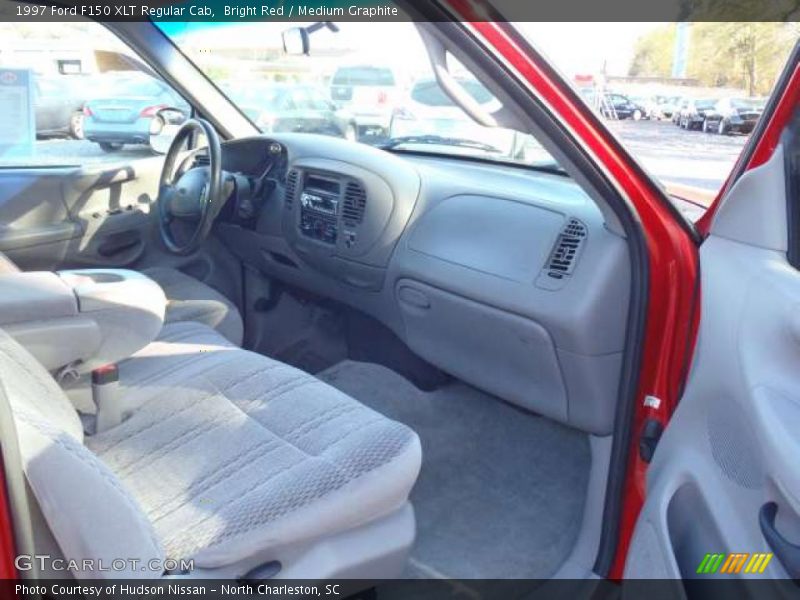 Bright Red / Medium Graphite 1997 Ford F150 XLT Regular Cab