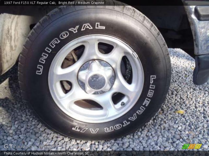 Bright Red / Medium Graphite 1997 Ford F150 XLT Regular Cab