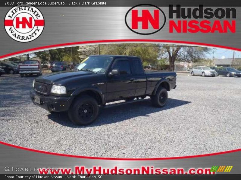 Black / Dark Graphite 2003 Ford Ranger Edge SuperCab