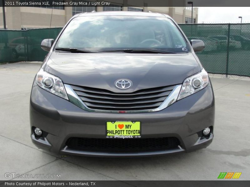 Predawn Gray Mica / Light Gray 2011 Toyota Sienna XLE
