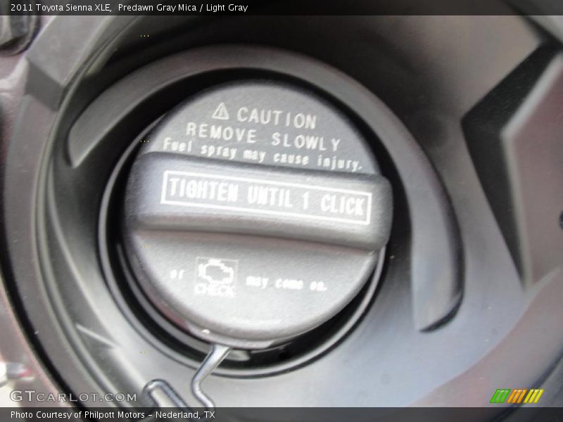 Predawn Gray Mica / Light Gray 2011 Toyota Sienna XLE