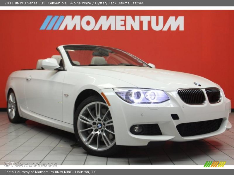Alpine White / Oyster/Black Dakota Leather 2011 BMW 3 Series 335i Convertible