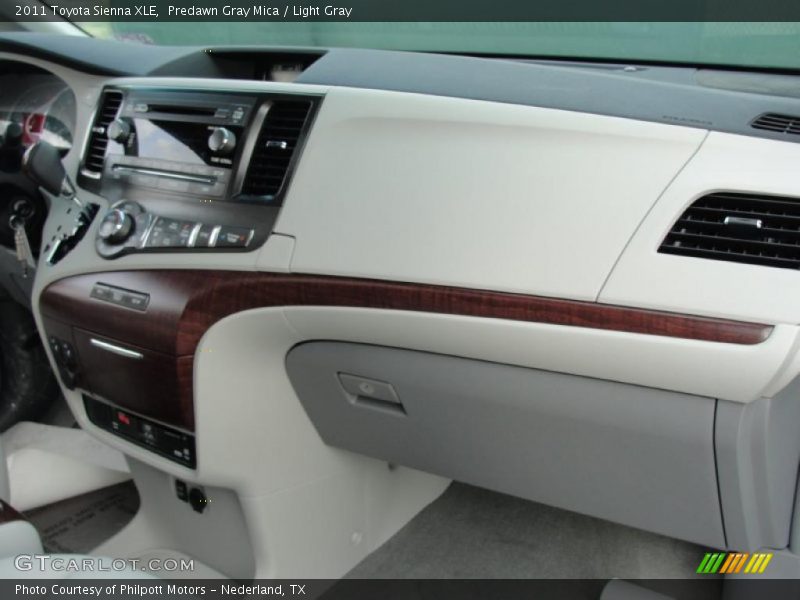 Predawn Gray Mica / Light Gray 2011 Toyota Sienna XLE