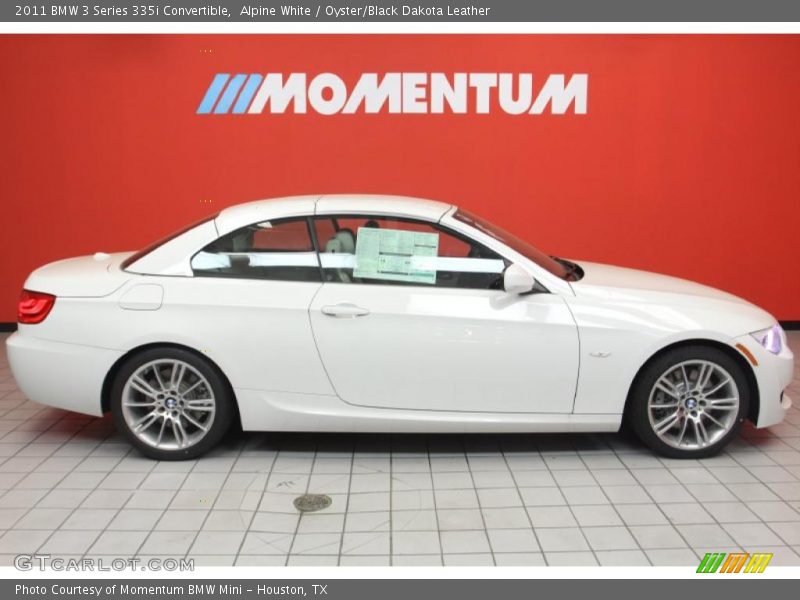Alpine White / Oyster/Black Dakota Leather 2011 BMW 3 Series 335i Convertible