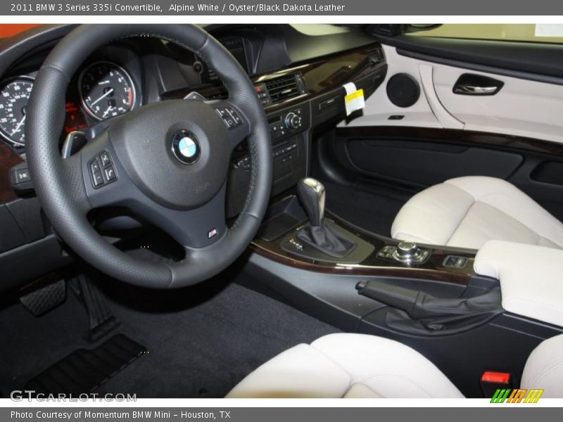  2011 3 Series 335i Convertible Oyster/Black Dakota Leather Interior