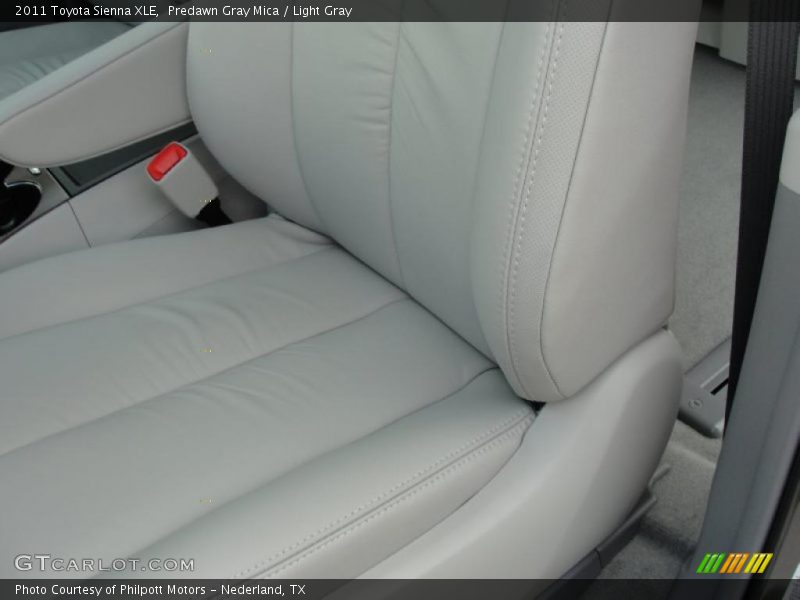 Predawn Gray Mica / Light Gray 2011 Toyota Sienna XLE
