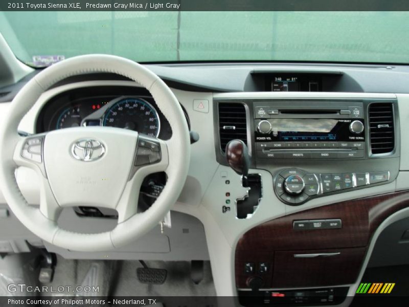 Predawn Gray Mica / Light Gray 2011 Toyota Sienna XLE