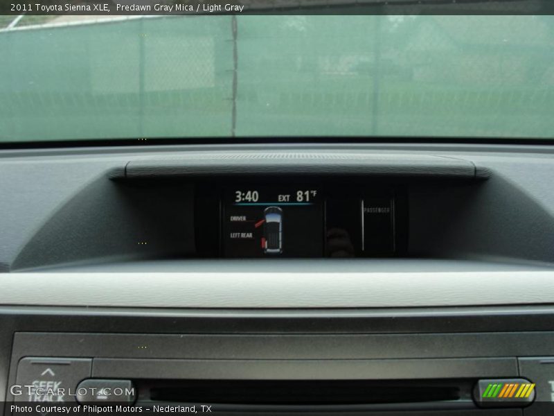 Predawn Gray Mica / Light Gray 2011 Toyota Sienna XLE