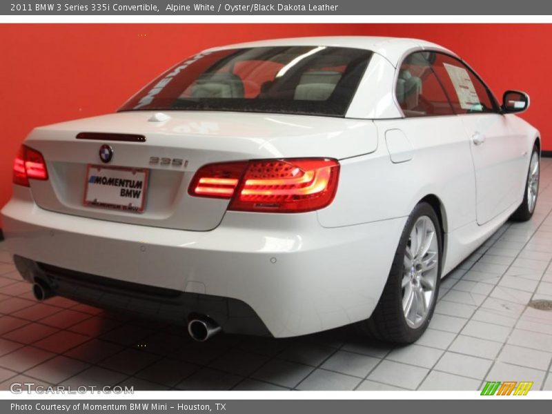 Alpine White / Oyster/Black Dakota Leather 2011 BMW 3 Series 335i Convertible