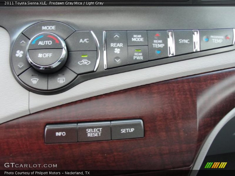 Predawn Gray Mica / Light Gray 2011 Toyota Sienna XLE