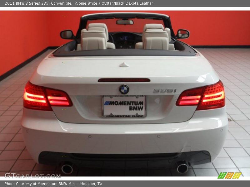Alpine White / Oyster/Black Dakota Leather 2011 BMW 3 Series 335i Convertible