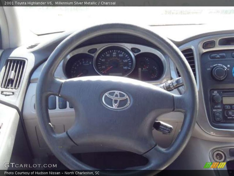 Millennium Silver Metallic / Charcoal 2001 Toyota Highlander V6