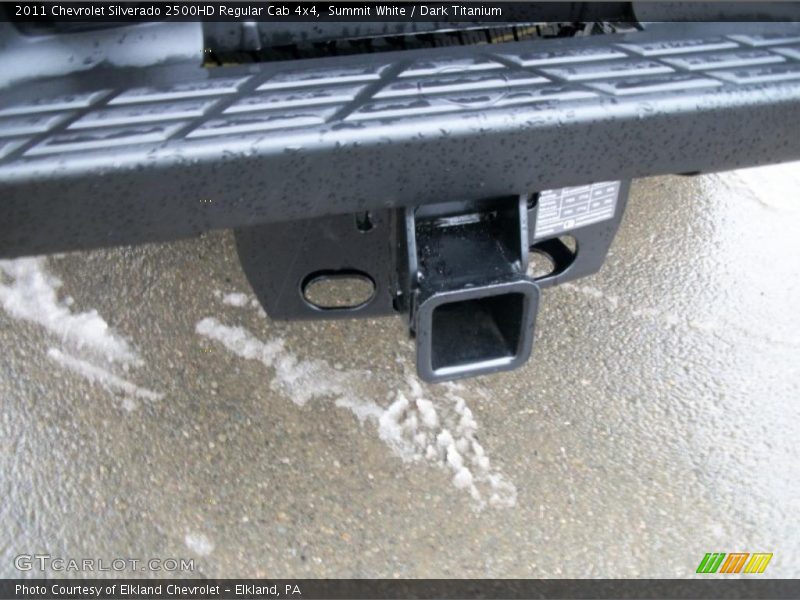 Summit White / Dark Titanium 2011 Chevrolet Silverado 2500HD Regular Cab 4x4