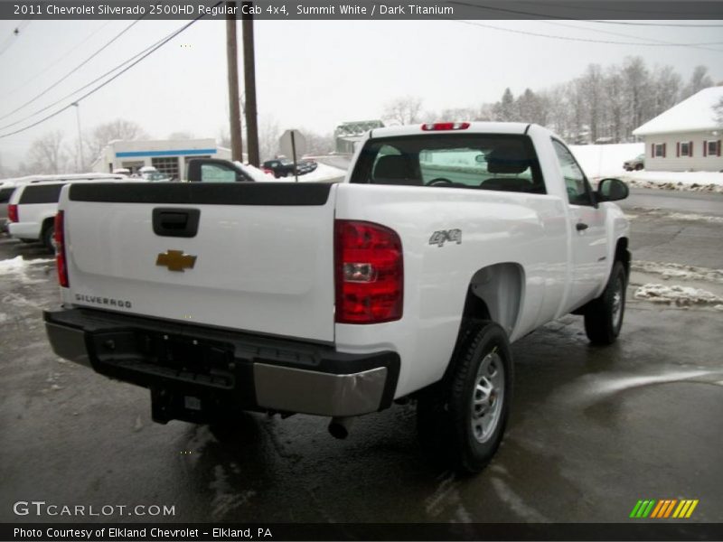 Summit White / Dark Titanium 2011 Chevrolet Silverado 2500HD Regular Cab 4x4