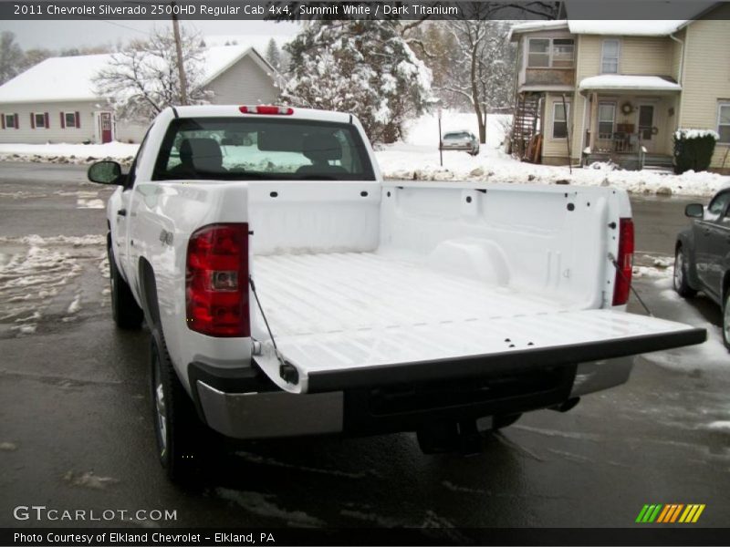 Summit White / Dark Titanium 2011 Chevrolet Silverado 2500HD Regular Cab 4x4