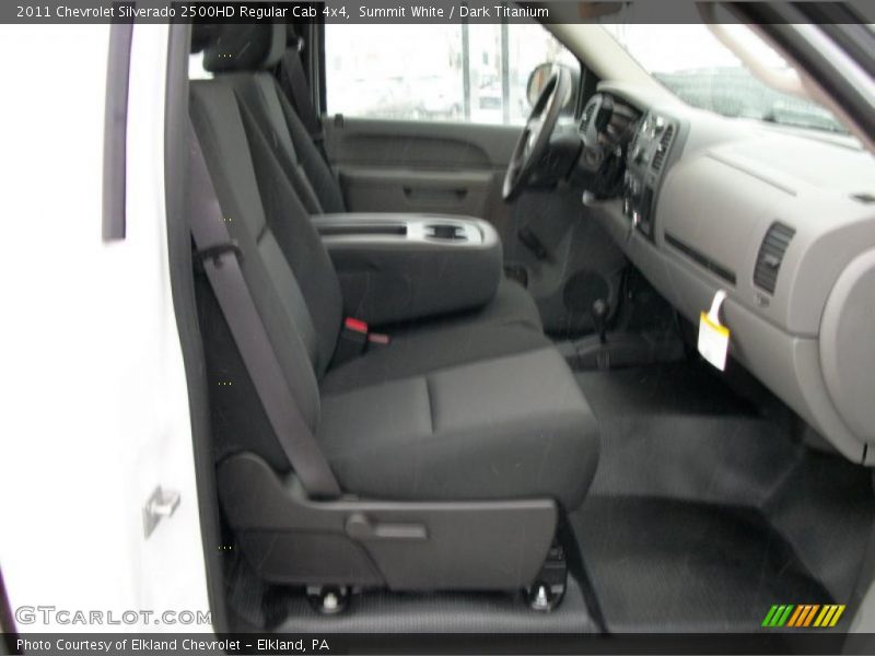 Summit White / Dark Titanium 2011 Chevrolet Silverado 2500HD Regular Cab 4x4