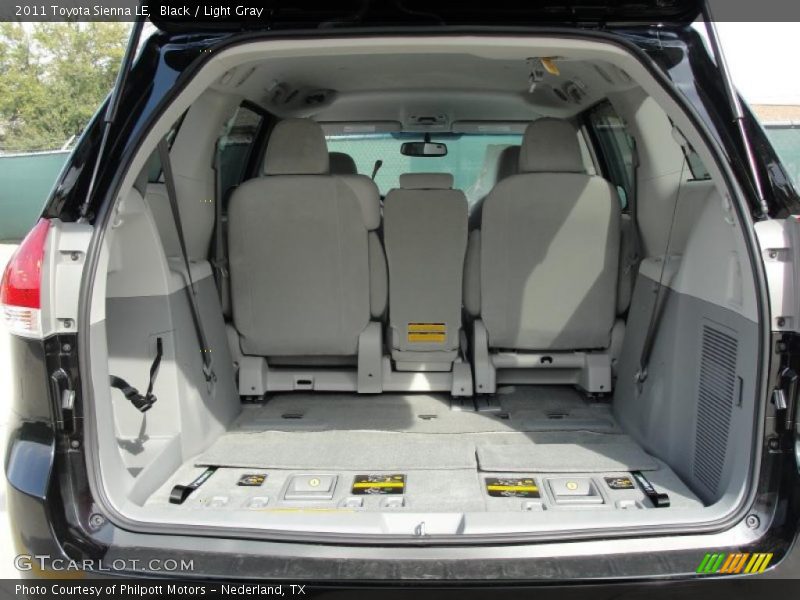 Black / Light Gray 2011 Toyota Sienna LE
