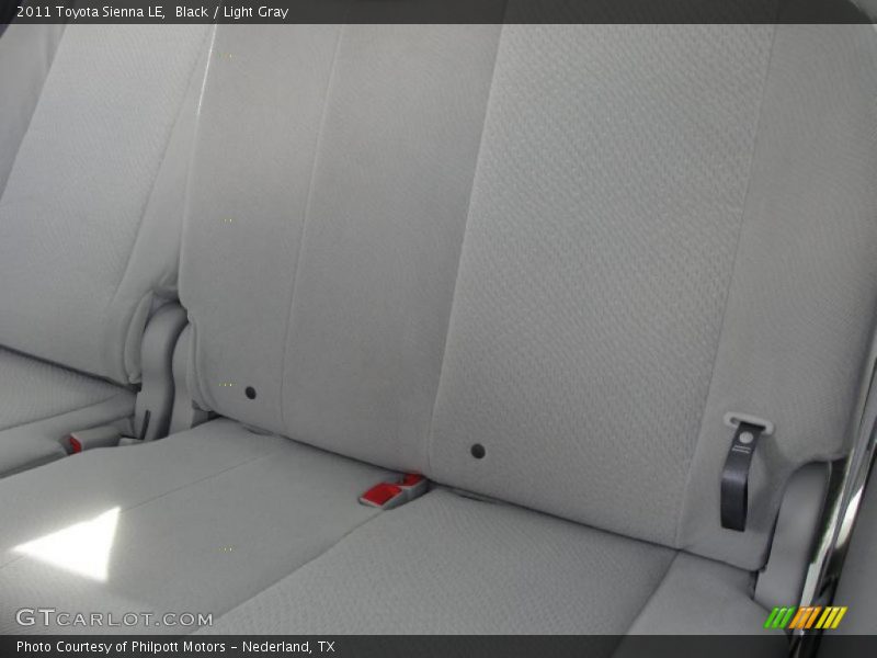 Black / Light Gray 2011 Toyota Sienna LE