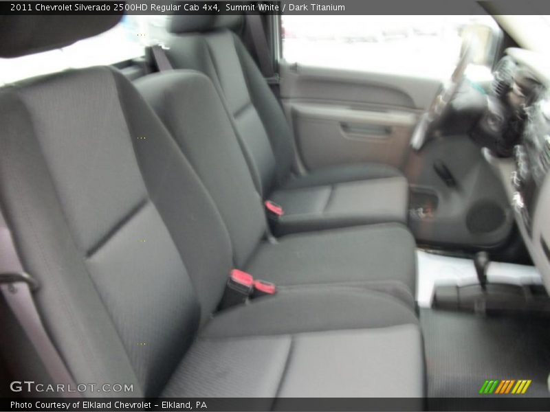Summit White / Dark Titanium 2011 Chevrolet Silverado 2500HD Regular Cab 4x4