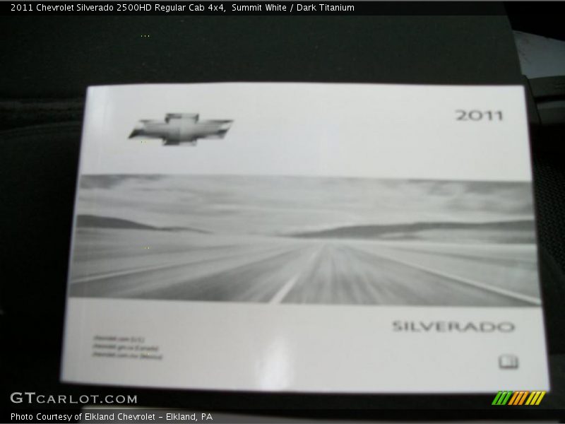 Summit White / Dark Titanium 2011 Chevrolet Silverado 2500HD Regular Cab 4x4