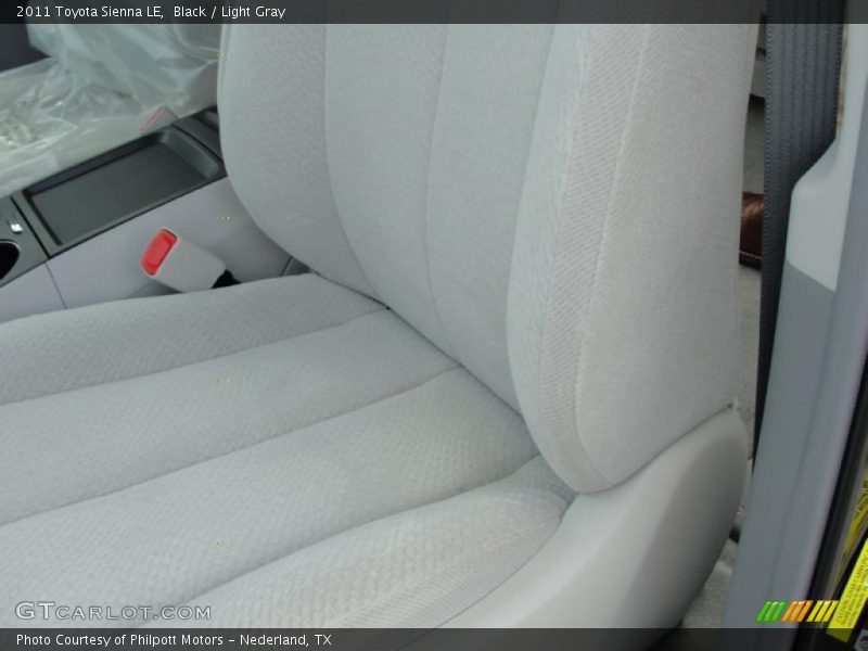 Black / Light Gray 2011 Toyota Sienna LE