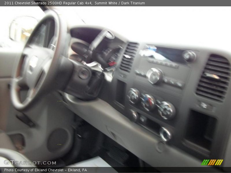 Summit White / Dark Titanium 2011 Chevrolet Silverado 2500HD Regular Cab 4x4