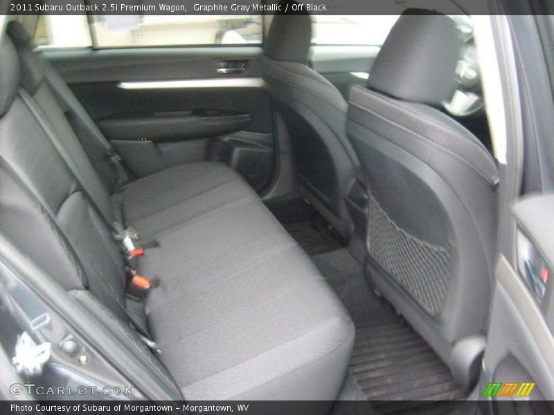 Graphite Gray Metallic / Off Black 2011 Subaru Outback 2.5i Premium Wagon