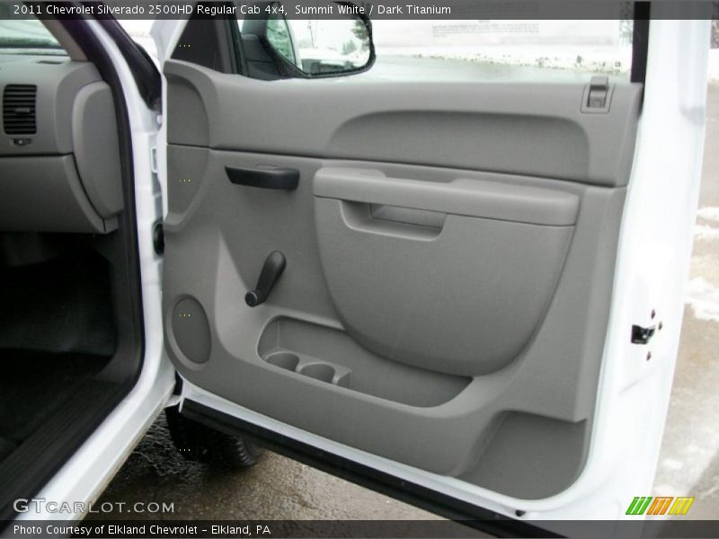 Summit White / Dark Titanium 2011 Chevrolet Silverado 2500HD Regular Cab 4x4