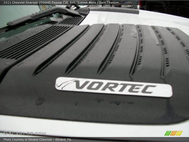 Summit White / Dark Titanium 2011 Chevrolet Silverado 2500HD Regular Cab 4x4