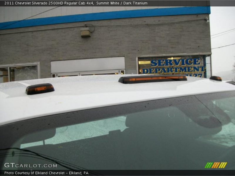 Summit White / Dark Titanium 2011 Chevrolet Silverado 2500HD Regular Cab 4x4