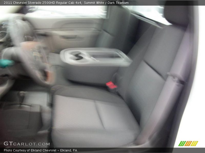 Summit White / Dark Titanium 2011 Chevrolet Silverado 2500HD Regular Cab 4x4