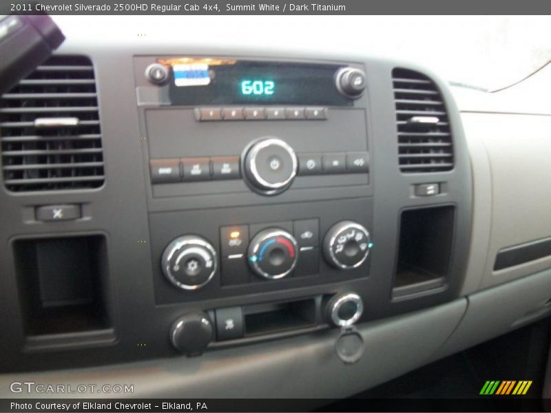 Summit White / Dark Titanium 2011 Chevrolet Silverado 2500HD Regular Cab 4x4