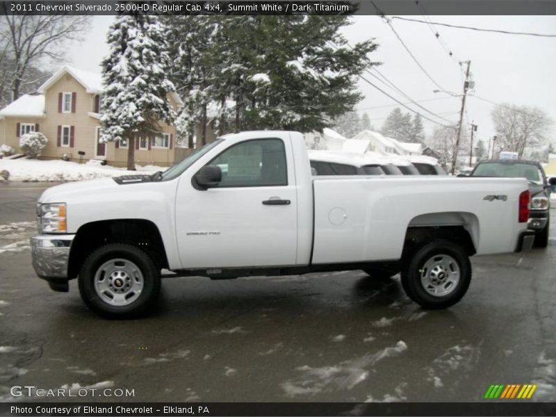  2011 Silverado 2500HD Regular Cab 4x4 Summit White