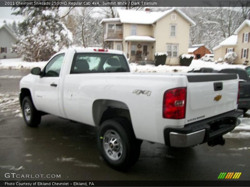 Summit White / Dark Titanium 2011 Chevrolet Silverado 2500HD Regular Cab 4x4