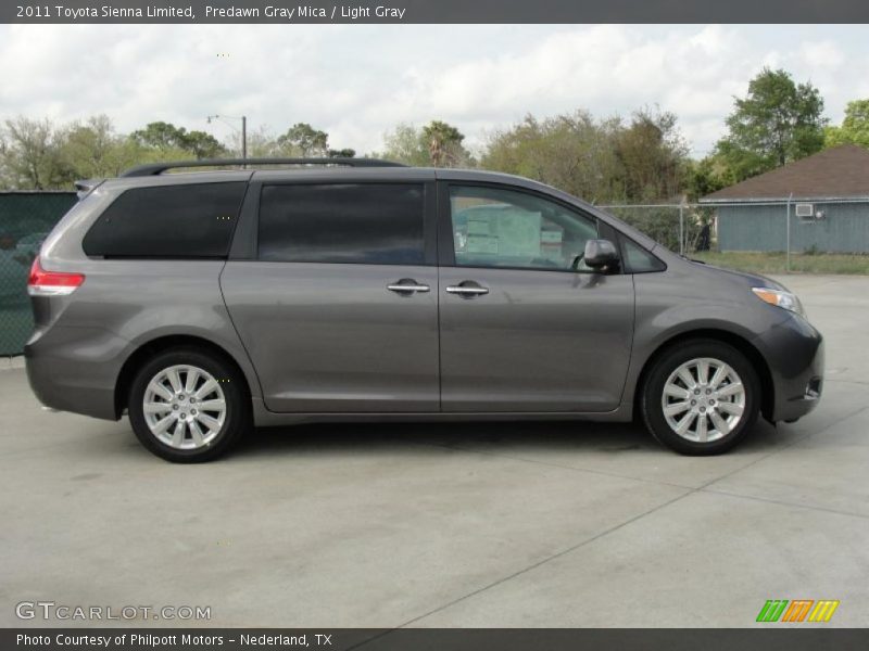 Predawn Gray Mica / Light Gray 2011 Toyota Sienna Limited