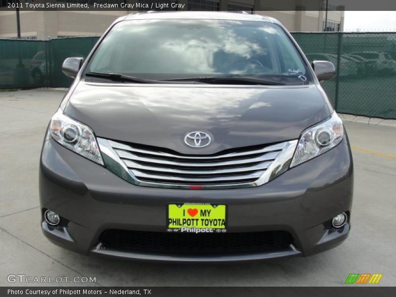Predawn Gray Mica / Light Gray 2011 Toyota Sienna Limited