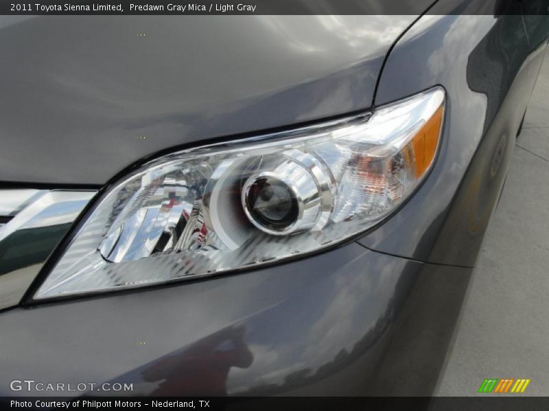 Predawn Gray Mica / Light Gray 2011 Toyota Sienna Limited