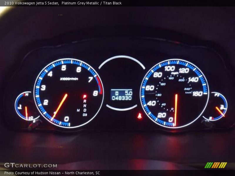 Platinum Grey Metallic / Titan Black 2010 Volkswagen Jetta S Sedan