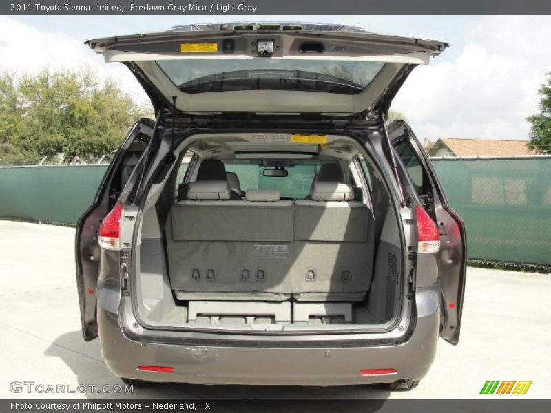 Predawn Gray Mica / Light Gray 2011 Toyota Sienna Limited