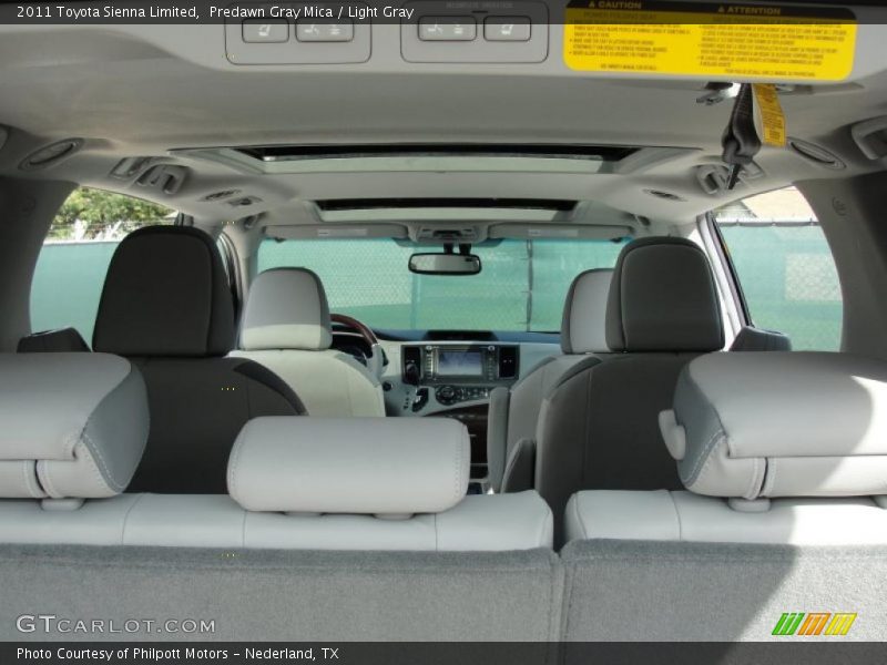 Predawn Gray Mica / Light Gray 2011 Toyota Sienna Limited