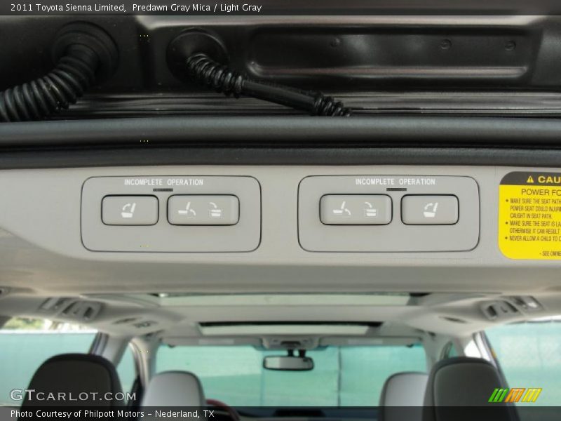 Predawn Gray Mica / Light Gray 2011 Toyota Sienna Limited