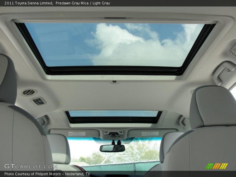 Predawn Gray Mica / Light Gray 2011 Toyota Sienna Limited
