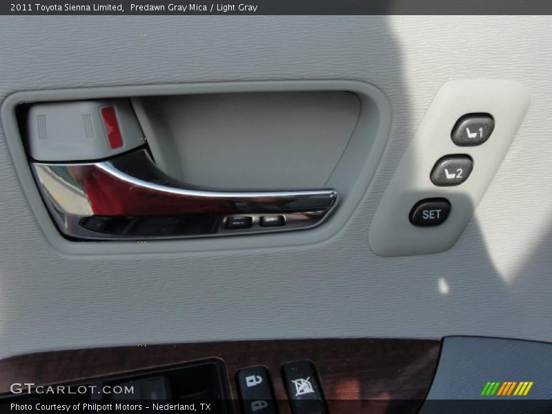 Predawn Gray Mica / Light Gray 2011 Toyota Sienna Limited