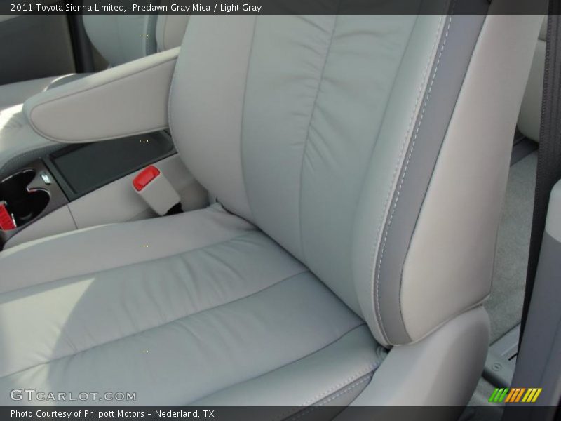 Predawn Gray Mica / Light Gray 2011 Toyota Sienna Limited