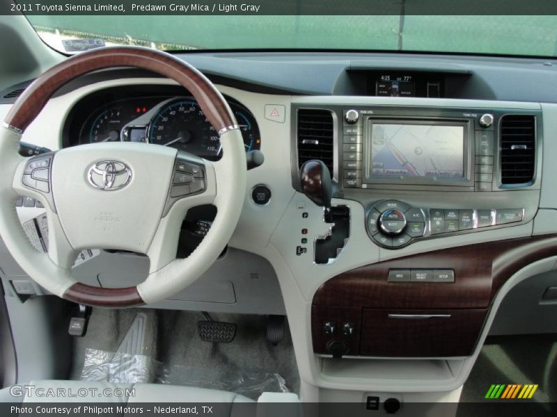 Predawn Gray Mica / Light Gray 2011 Toyota Sienna Limited